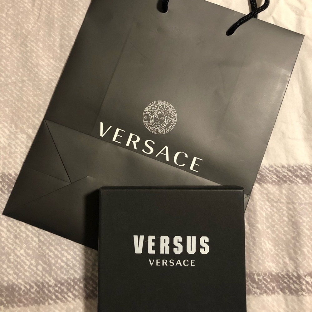 Versace box & shopping bag